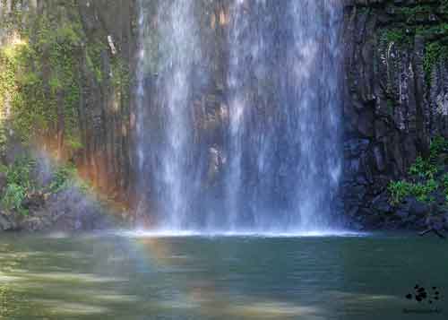 Rainbow at the Falls by Maryse Jansen